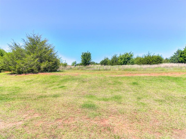 3345 Red Ridge Dr, Blanchard, OK 73010 - view of yard featuring a view of countryside