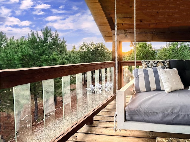 view of deck