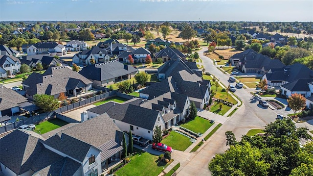 drone / aerial view featuring a residential view