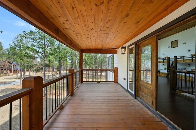 view of deck
