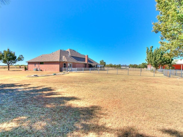 6363 NW 220th St, Edmond, OK 73025 - view of yard with fence