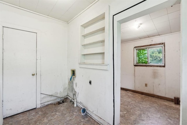912 Classen Blvd, Norman, OK 73071 - laundry area with hookup for an electric dryer and hookup for a washing machine