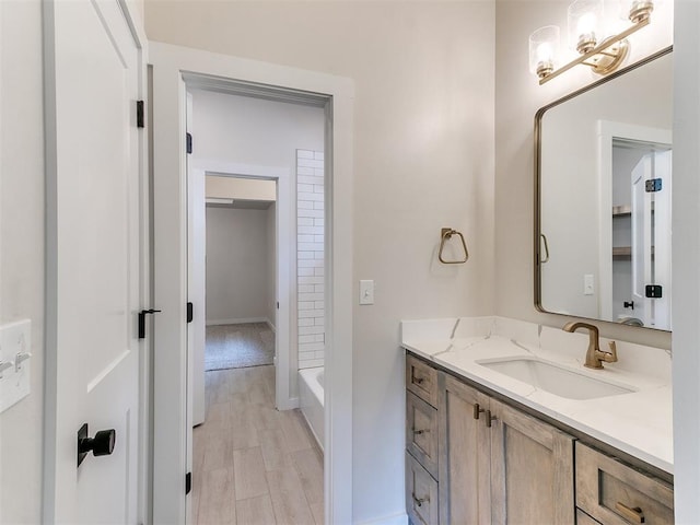 1715 Zayden Ln, Norman, OK 73072 - full bathroom featuring vanity and baseboards
