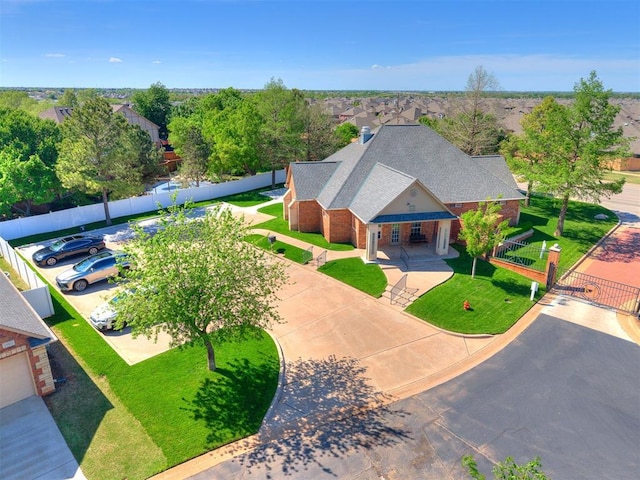 drone / aerial view