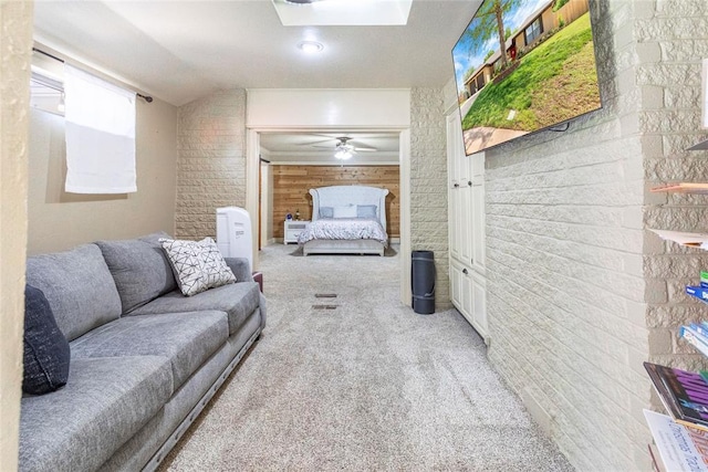 bedroom with carpet