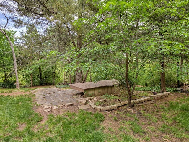 13504 Fox Creek Dr, Oklahoma City, OK 73131 - view of yard with a view of trees