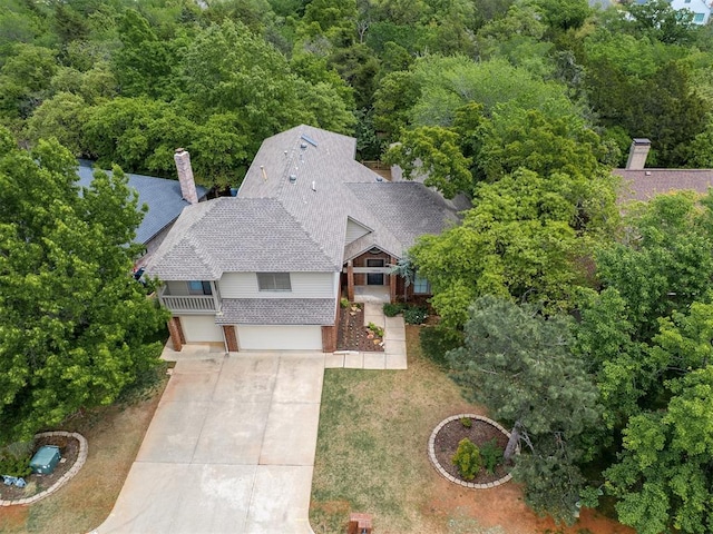 13504 Fox Creek Dr, Oklahoma City, OK 73131 - aerial view of property and surrounding area