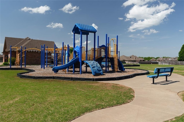 2828 Ryder Dr, Yukon, OK 73099 - community jungle gym featuring a yard