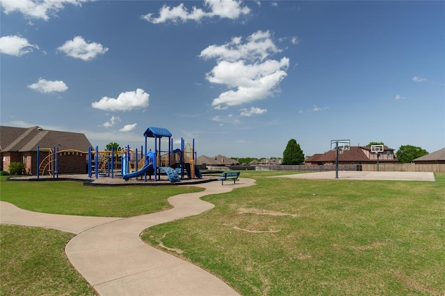 2828 Ryder Dr, Yukon, OK 73099 - community play area featuring a lawn