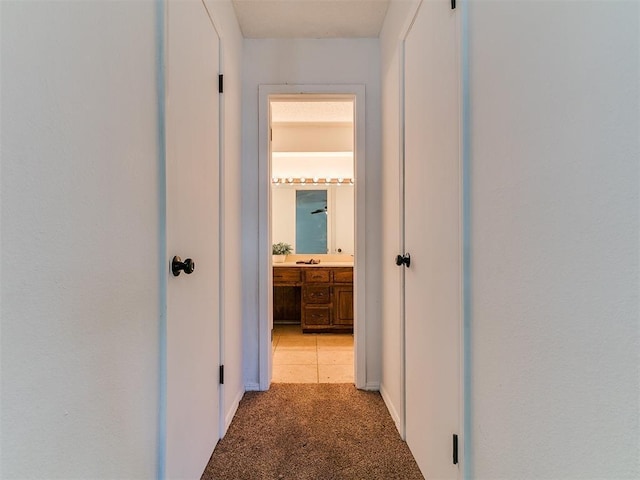 11609 Windmill Rd, Oklahoma City, OK 73162 - corridor featuring light colored carpet and baseboards