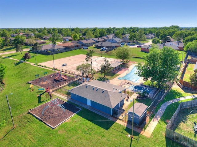 11609 Windmill Rd, Oklahoma City, OK 73162 - birds eye view of property with a residential view