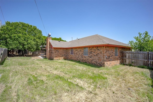 1906 NW 66th Cir, Lawton, OK 73505 - view of yard featuring a fenced backyard