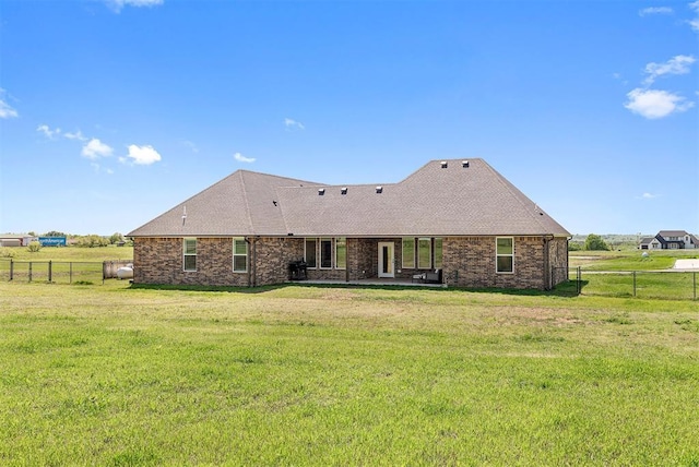 4162 Hawthorne St NW, Piedmont, OK 73078 - rear view of property featuring a patio area and roof with shingles
