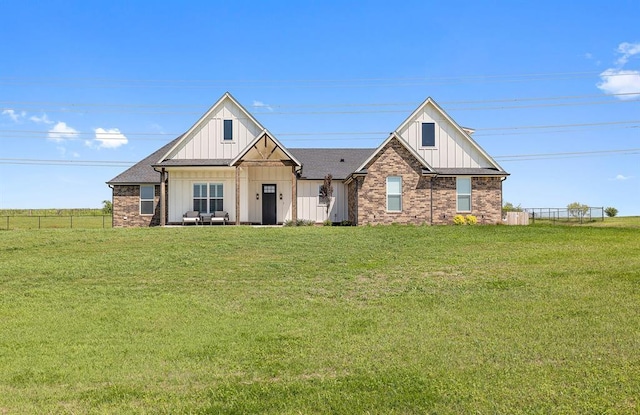 4162 Hawthorne St NW, Piedmont, OK 73078 - view of front of property with board and batten siding