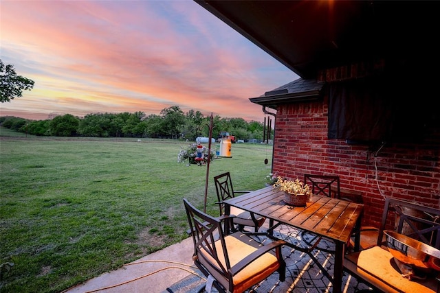 view of patio / terrace with outdoor dining area