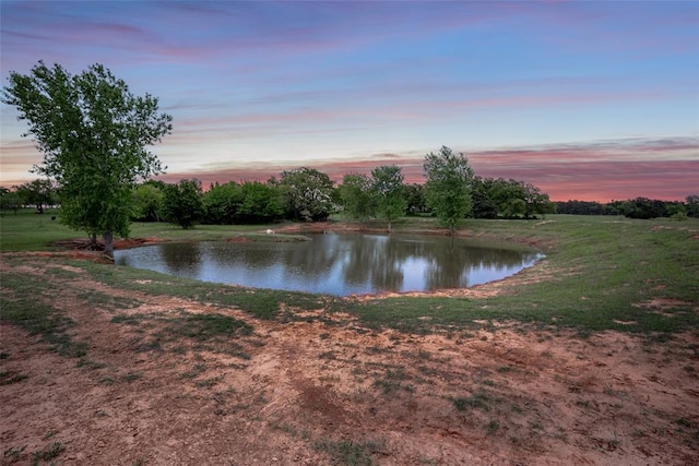 view of water feature