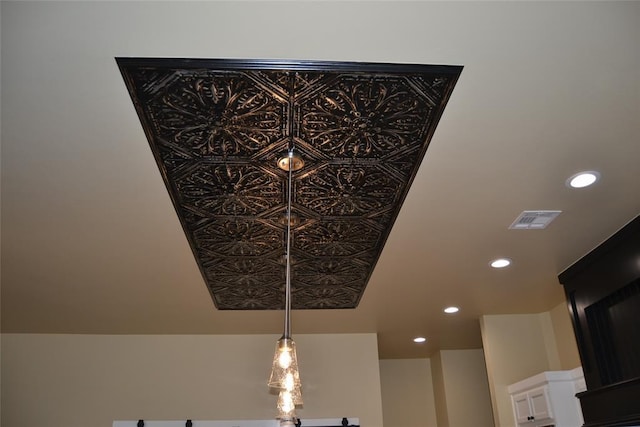 1124 NW 17 Th Pl, Newcastle, OK 73065 - details featuring recessed lighting and visible vents
