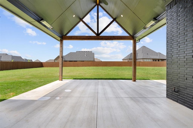1233 Collis Ct, Newcastle, OK 73065 - fenced backyard with a patio area