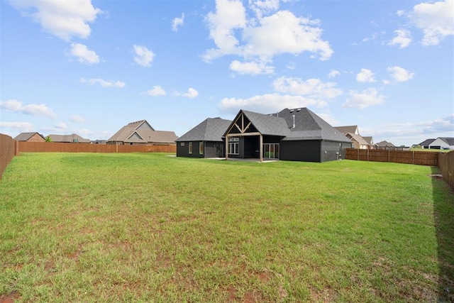 1233 Collis Ct, Newcastle, OK 73065 - rear view of house with a fenced backyard