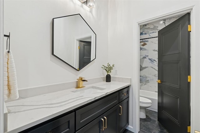 1233 Collis Ct, Newcastle, OK 73065 - bathroom with vanity and shower / bathtub combination