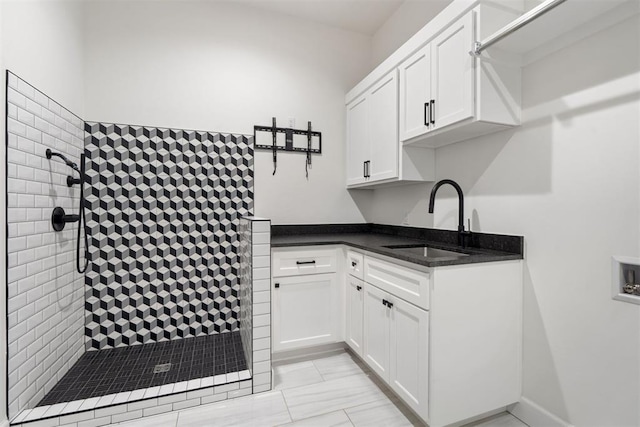 1233 Collis Ct, Newcastle, OK 73065 - laundry area with washer hookup and cabinet space