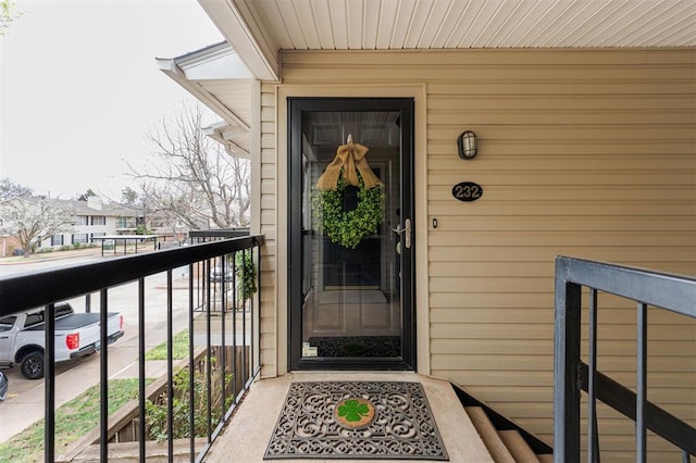 3200 W Britton Rd Unit 232, Oklahoma City, OK 73120 - property entrance featuring a balcony