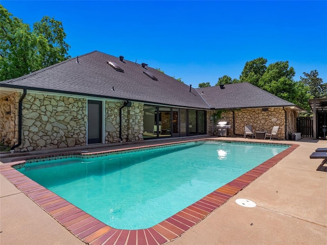 3025 Pine Ridge Rd, Oklahoma City, OK 73120 - outdoor pool with a patio