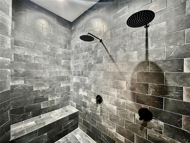 25478 Sooner Ave, Purcell, OK 73080 - full bath featuring a tile shower