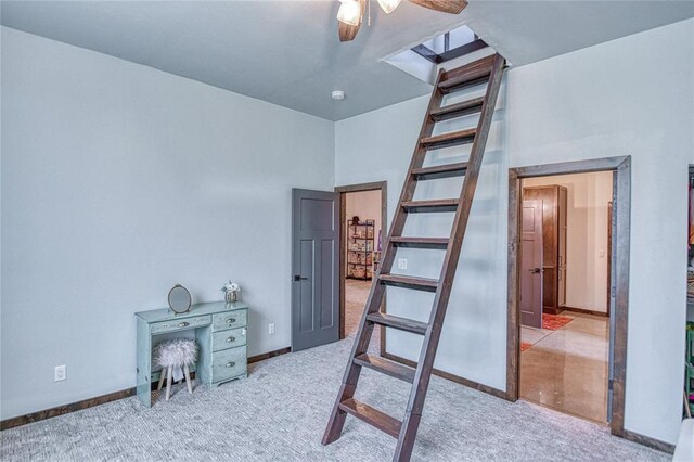 25478 Sooner Ave, Purcell, OK 73080 - carpeted bedroom featuring baseboards and ceiling fan