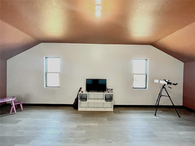 25478 Sooner Ave, Purcell, OK 73080 - bonus room featuring lofted ceiling and wood finished floors