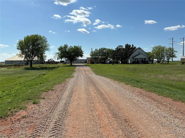 27582 N 2840th Rd, Okarche, OK 73762 - view of dirt / gravel road