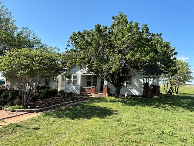 27582 N 2840th Rd, Okarche, OK 73762 - view of property hidden behind natural elements with a front yard