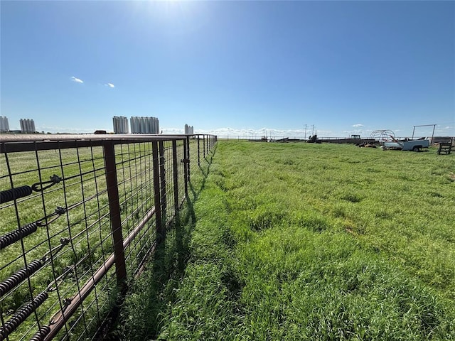 27582 N 2840th Rd, Okarche, OK 73762 - view of yard featuring a view of countryside