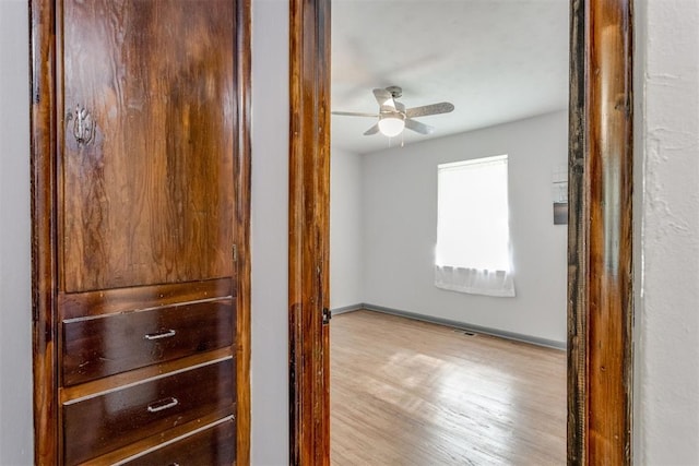 10 Burk Way, Del City, OK 73115 - interior space featuring baseboards and wood finished floors