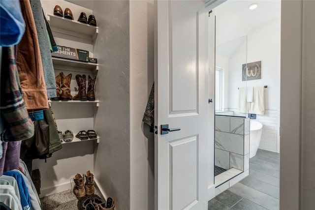 4145 Thunderhead Rd, Norman, OK 73072 - bathroom with a freestanding tub