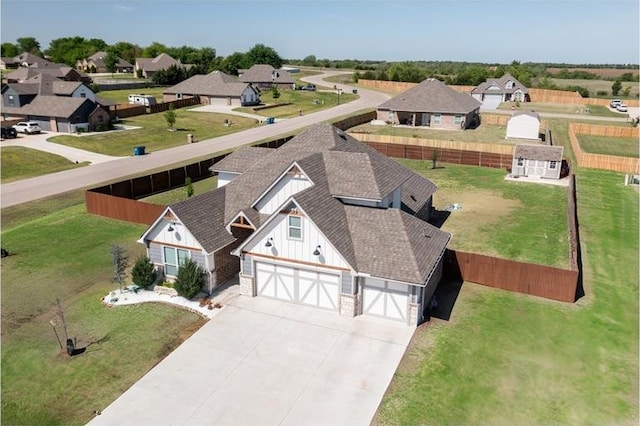 4145 Thunderhead Rd, Norman, OK 73072 - aerial perspective of suburban area