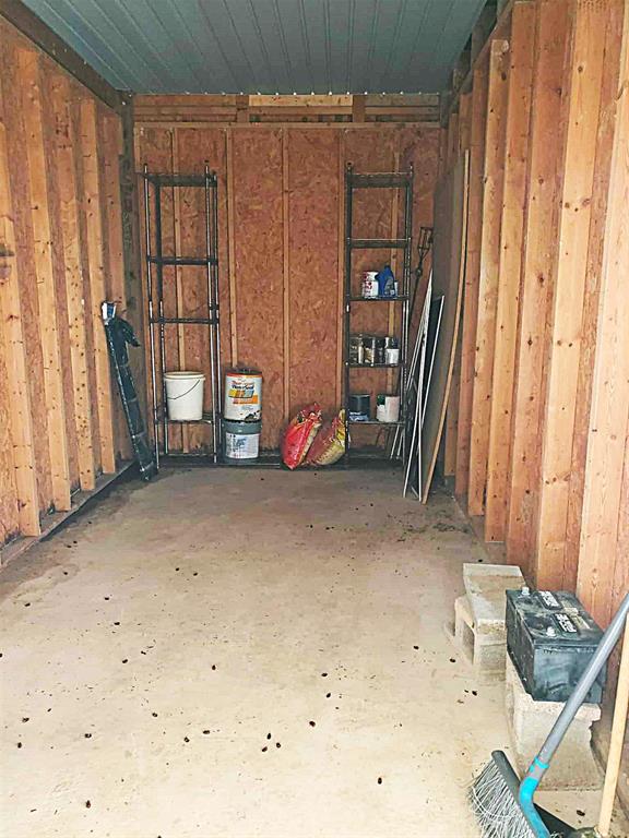 view of storage area