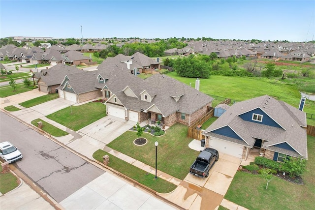 3320 Lola Ct, Moore, OK 73160 - birds eye view of property featuring a residential view