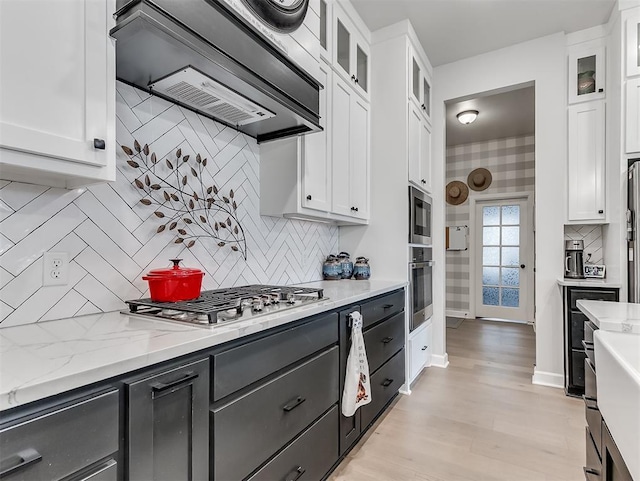 15936 Buffalo Dr, Oklahoma City, OK 73170 - kitchen featuring stainless steel appliances and white cabinets