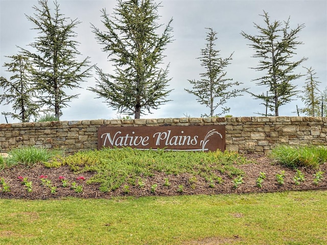 15936 Buffalo Dr, Oklahoma City, OK 73170 - community sign with a lawn