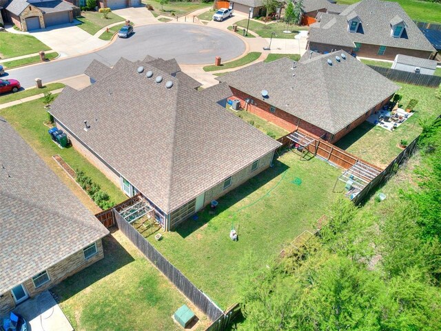 13612 Calabria Trl, Oklahoma City, OK 73170 - drone / aerial view featuring a residential view