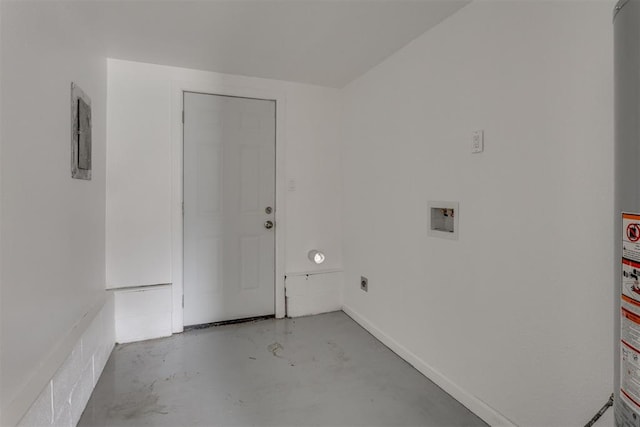 1437 SW 34th St, Oklahoma City, OK 73119 - laundry area with hookup for an electric dryer, laundry area, and hookup for a washing machine