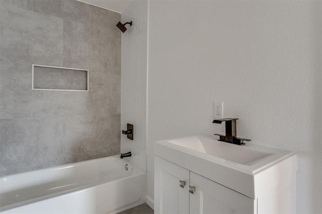 1437 SW 34th St, Oklahoma City, OK 73119 - bathroom featuring vanity and shower / bathtub combination