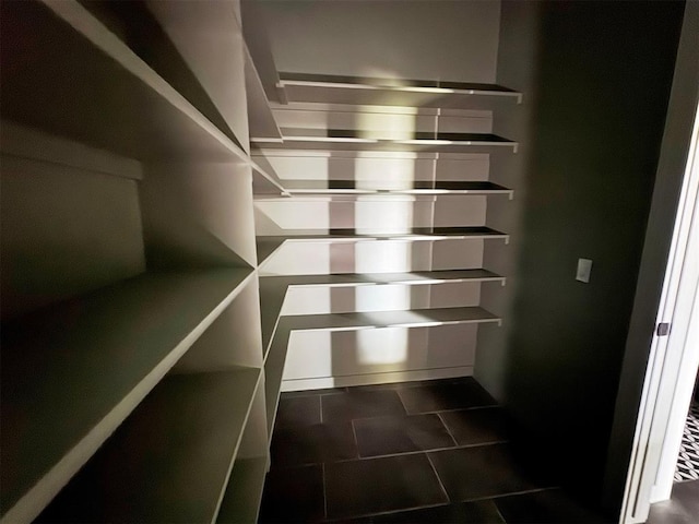 view of storage area