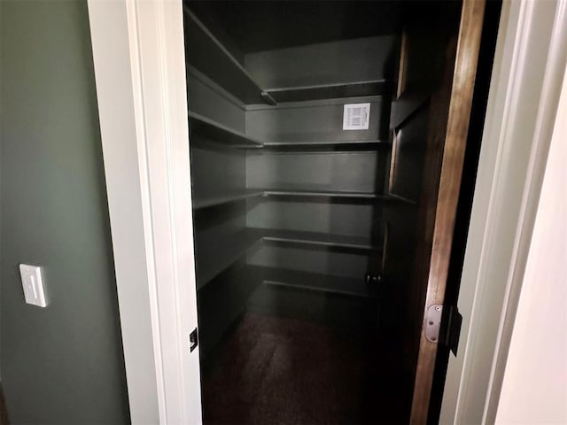 view of pantry