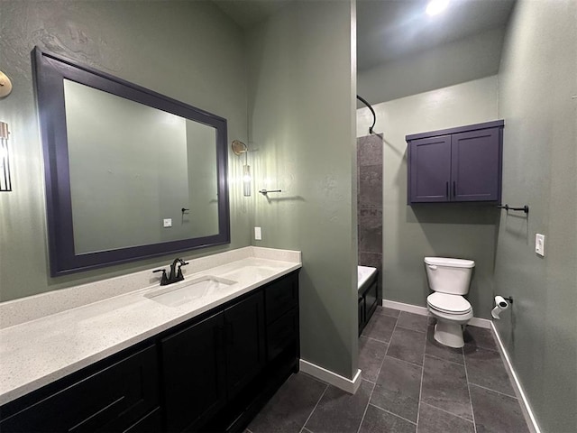 4140 Peony Cir, Piedmont, OK 73078 - full bath featuring vanity, tile patterned floors, and a shower