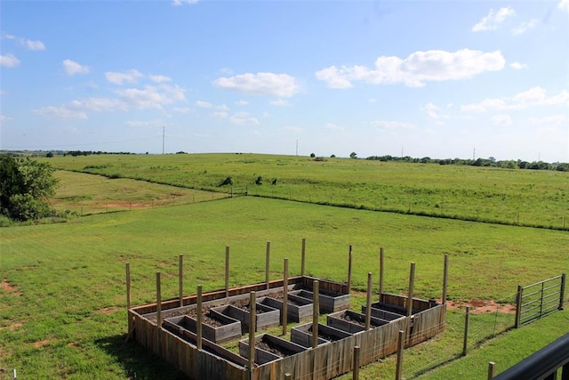 1330 County St Unit 2927, Tuttle, OK 73089 - view of yard with a view of countryside and a vegetable garden