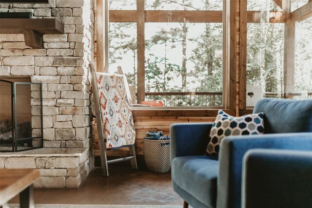 view of living area