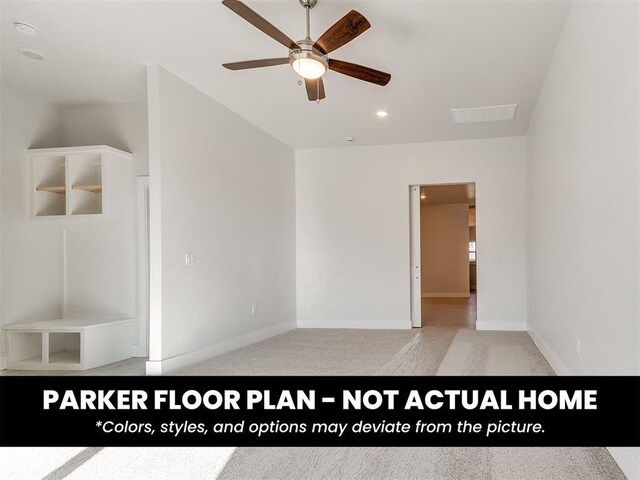 4120 Blue Ridge Ave, Newcastle, OK 73065 - unfurnished bedroom featuring carpet floors, baseboards, and recessed lighting