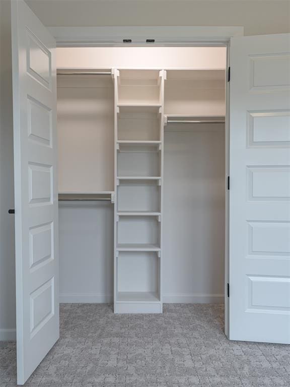 view of closet